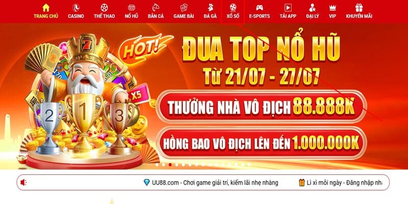 Thông tin giới thiệu qua về xổ số UU88 trực tuyến