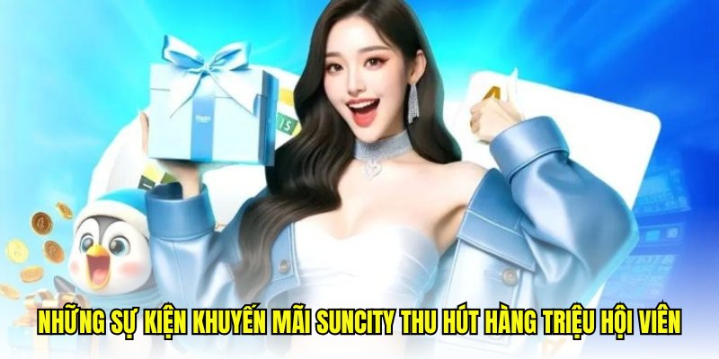 Những sự kiện khuyến mãi Suncity thu hút hàng triệu hội viên